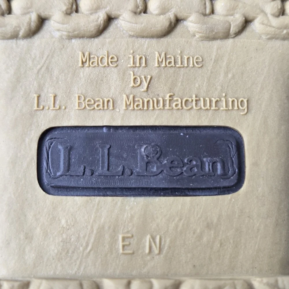 L.L.‎ Bean Mens Bean Boots Low Cut SZ 7N Brown Leather Rubber Shoes Waterproof